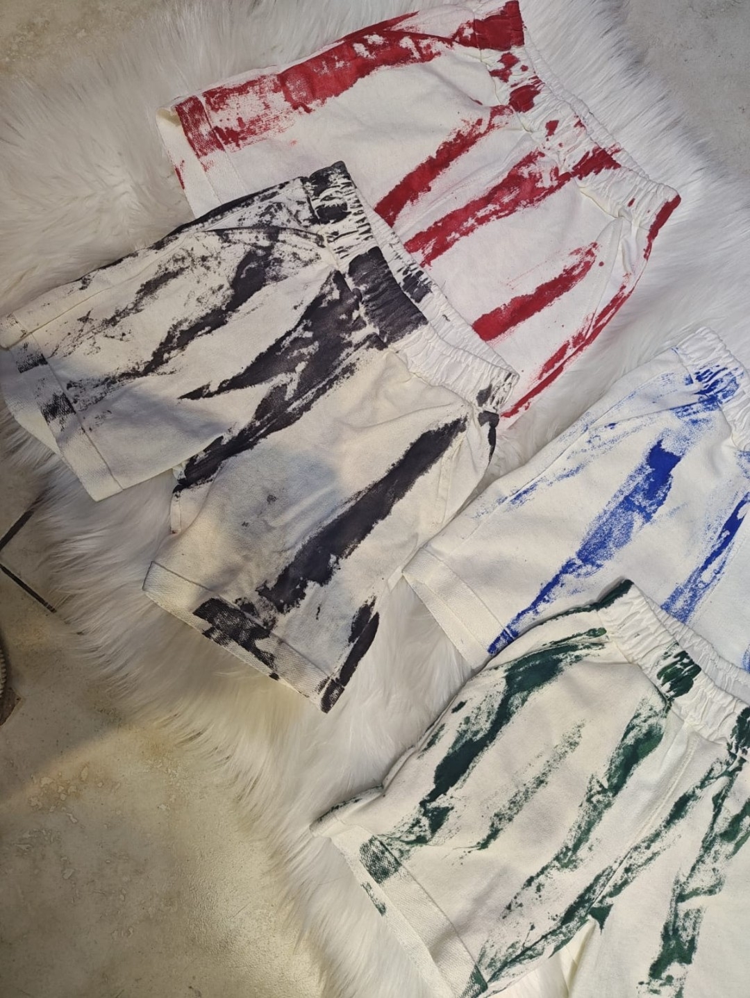 Vermuda Oversize Franjas Batik Niños - Imagen 2