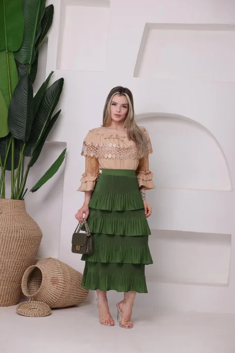 Pollera con Bolados