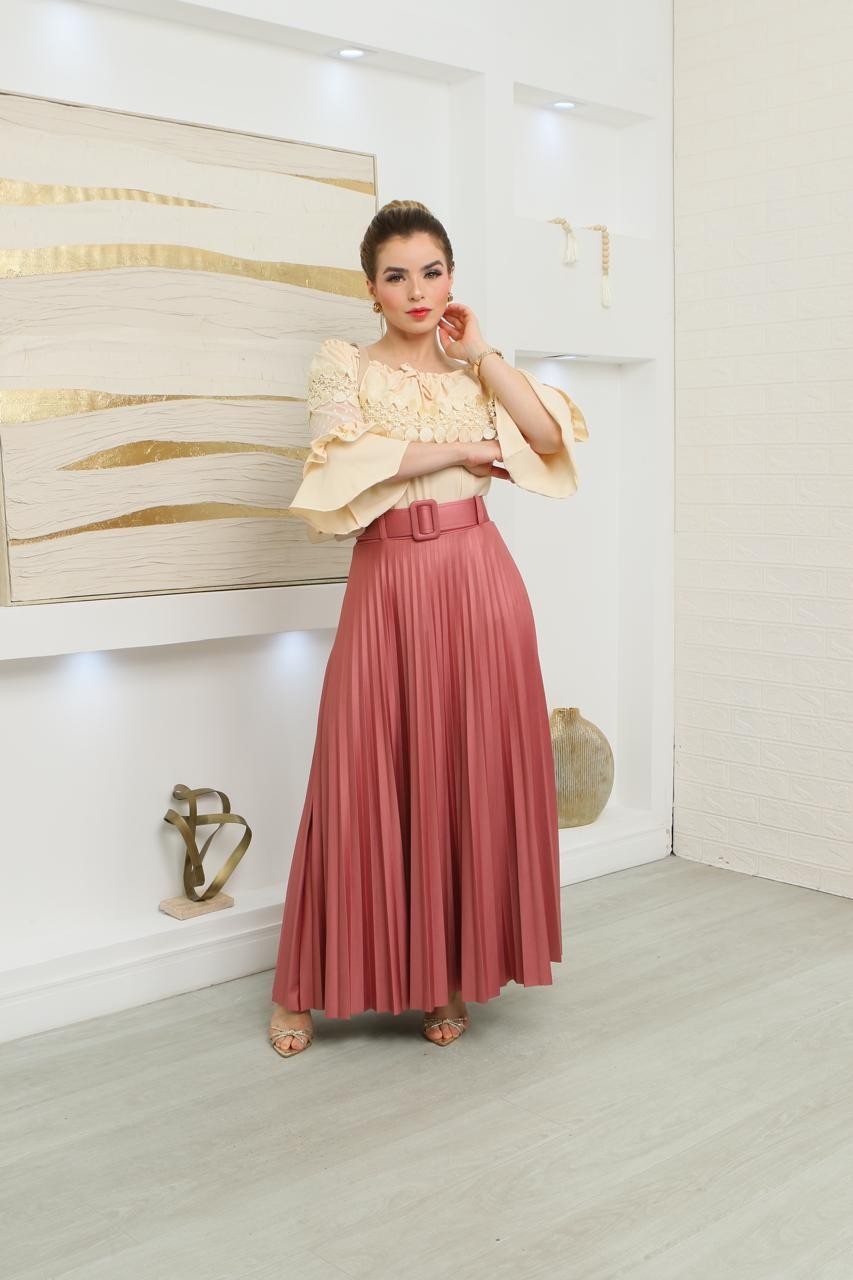 Pollera Plisadas con Tablas - Imagen 2