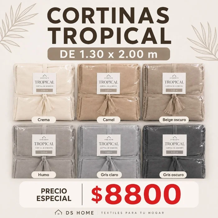 Cortina Tropical 1,30 X 2,05 M