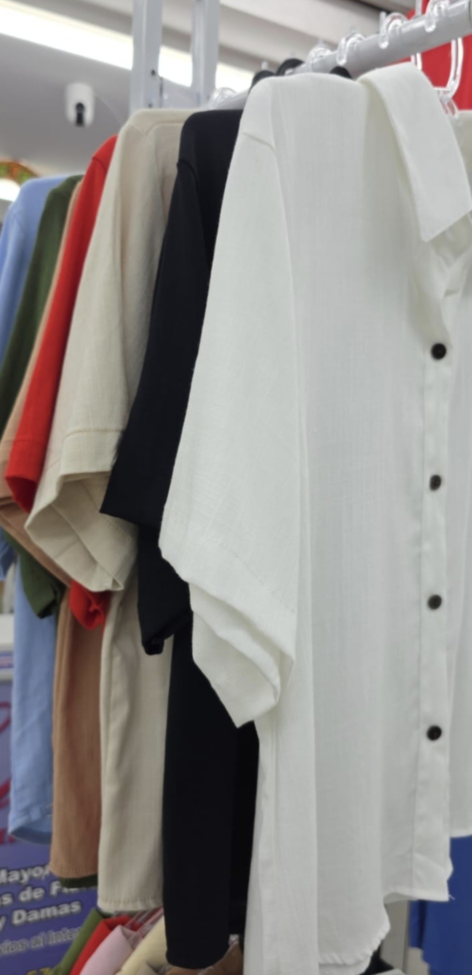 Camisa Lino Spandex Corta - Imagen 6