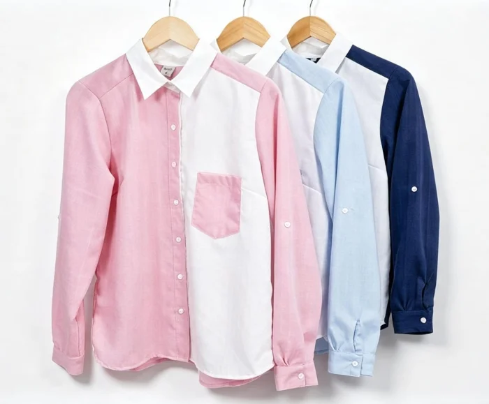 Camisa Bicolor de Dama