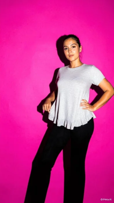 Remera con Volado Abajo