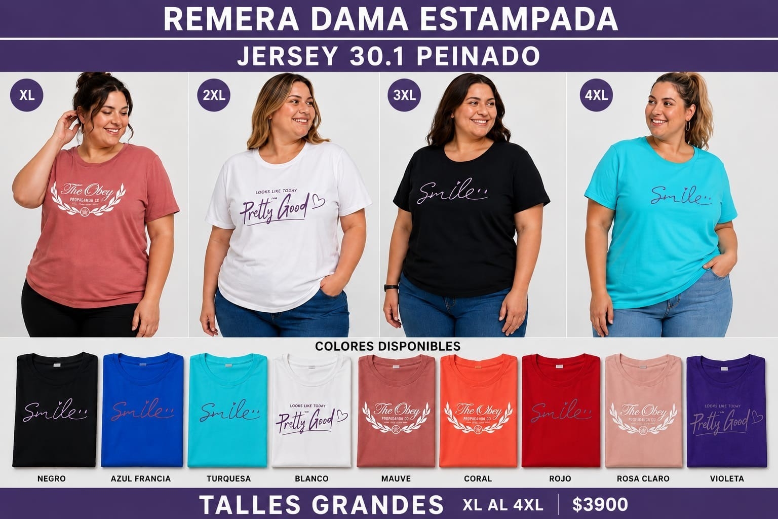 Remera Dama Estampada - Imagen 2