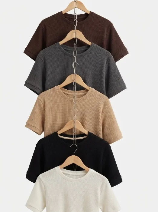 Remeras Wafle Liviano