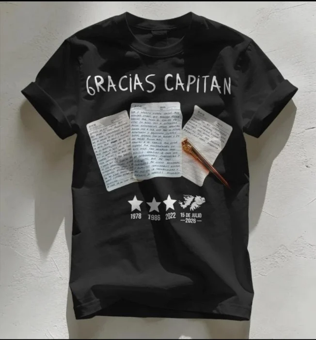 Remeras Gracias Capitan