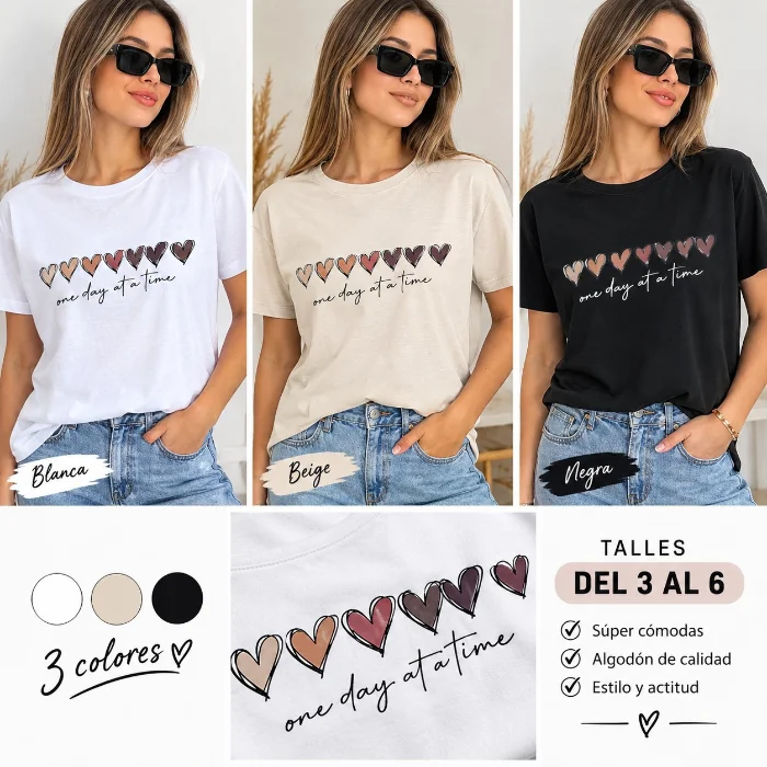 Remeras Algodón Peinado