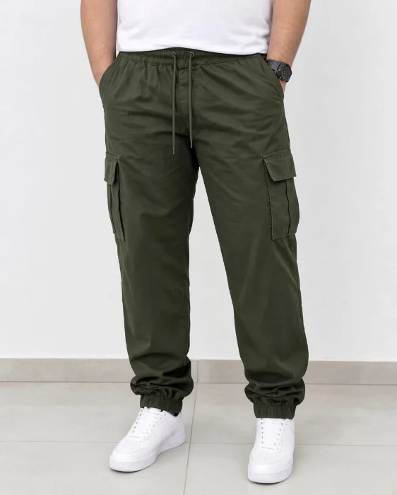 Pantalón Gabardina Cargo .talle Especial