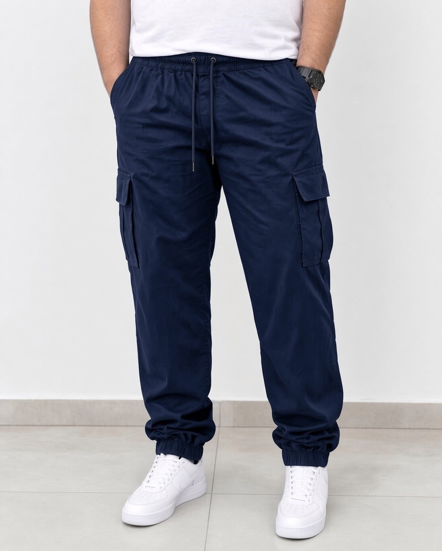 Pantalón Gabardina Cargo .talle Especial - Imagen 3