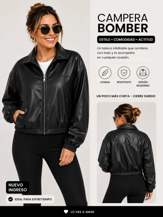 Campera Bomber   Talle Del1al5