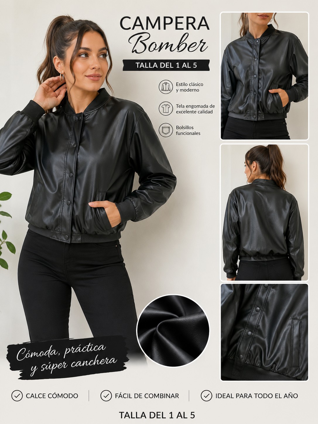 Campera Bomber - Imagen 3