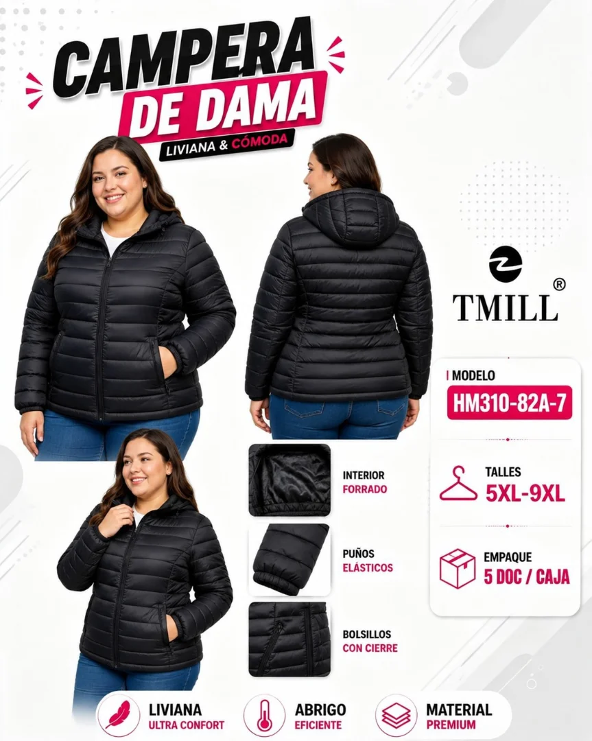 Campera de Dama Talle Especial - Imagen 1