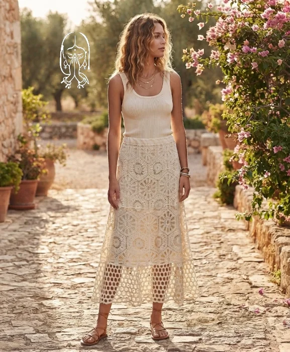 Pollera Crochet