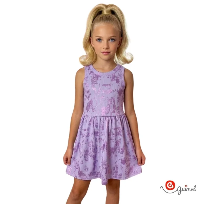 12185	vestido Nena sin Mangas Morley con Brillos	