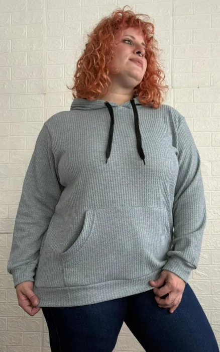 Buzo Wafle Canguro