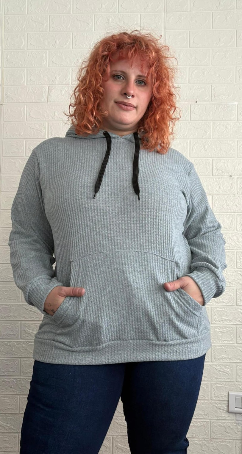 Buzo Wafle Canguro - Imagen 2