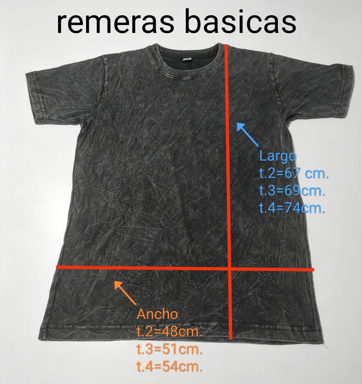 Remeras Batik Corte Basico - Imagen 3