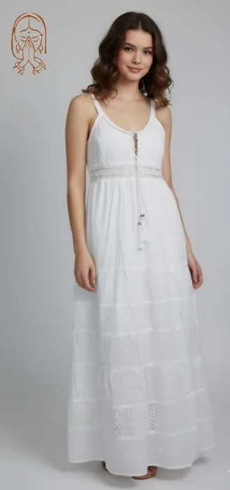 Vestido Largo Algodòn
