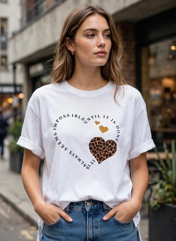 Remera con Tajo de Jersey Peinado - Imagen 2