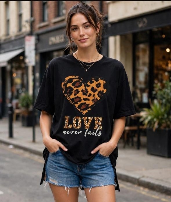 Remera con Tajo de Jersey Peinado - Imagen 6