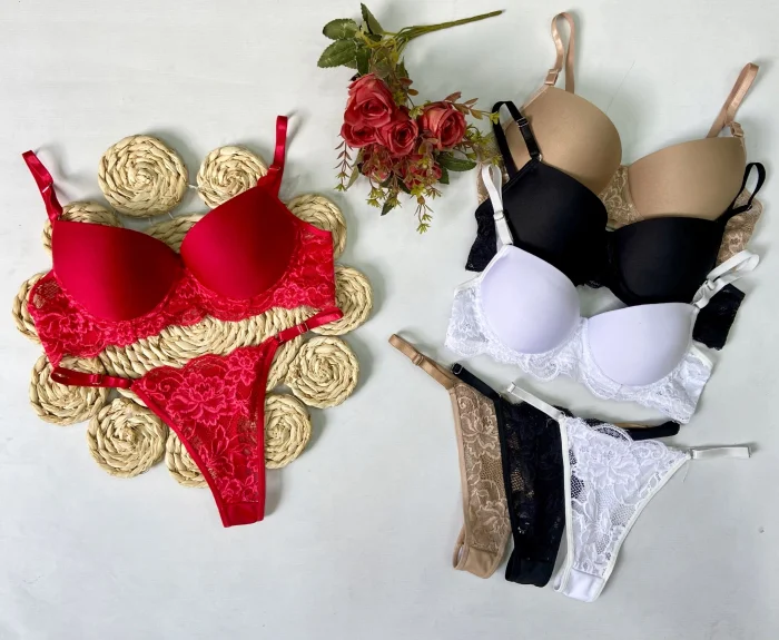 Conjunto Lycra C/encaje