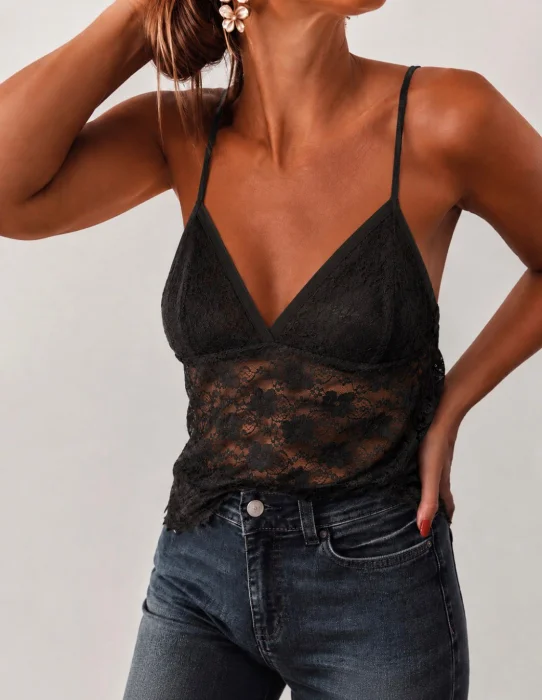 Musculosa Encaje