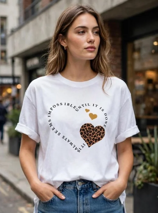Remeras Básica con Tajo Algodón Peinado