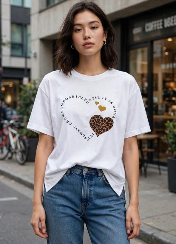 Remeras Básica con Tajo Algodón Peinado - Imagen 6
