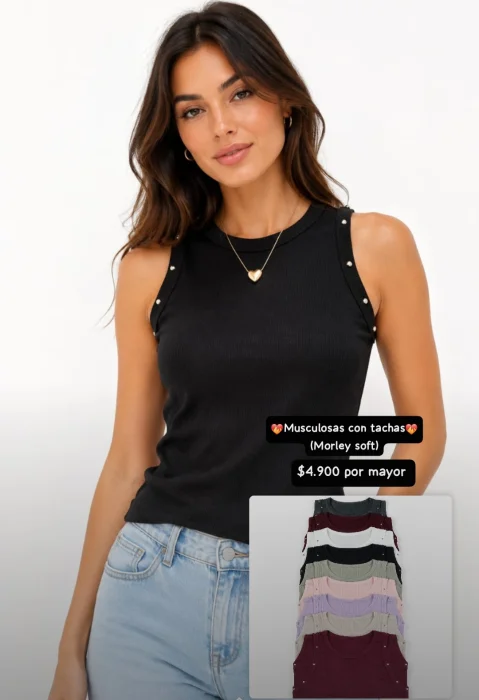 Musculosa con Tachas Morley