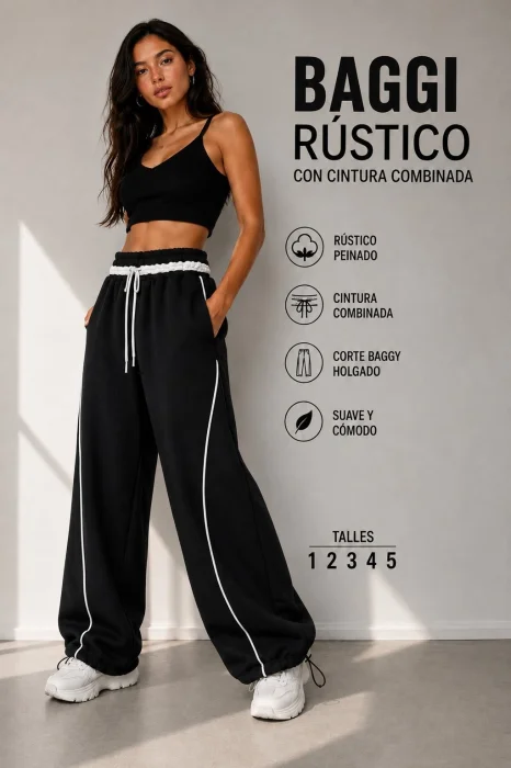 Baggis Combinado Rustico Peinado
