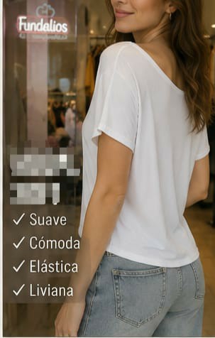 Remera Hombro Caido - Imagen 2