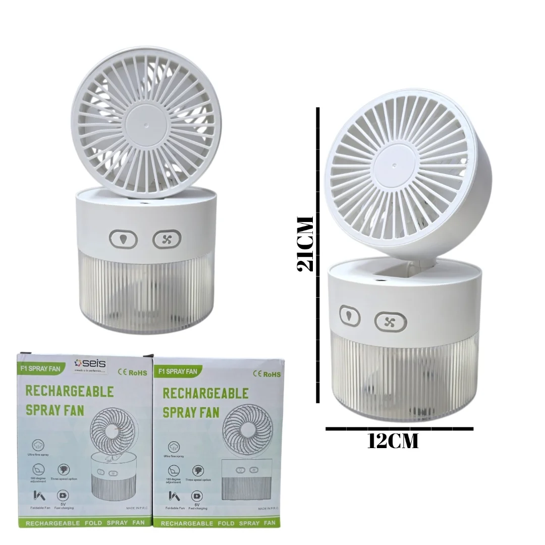 Ventilador Humidificador Recargable (av5650) - Imagen 1