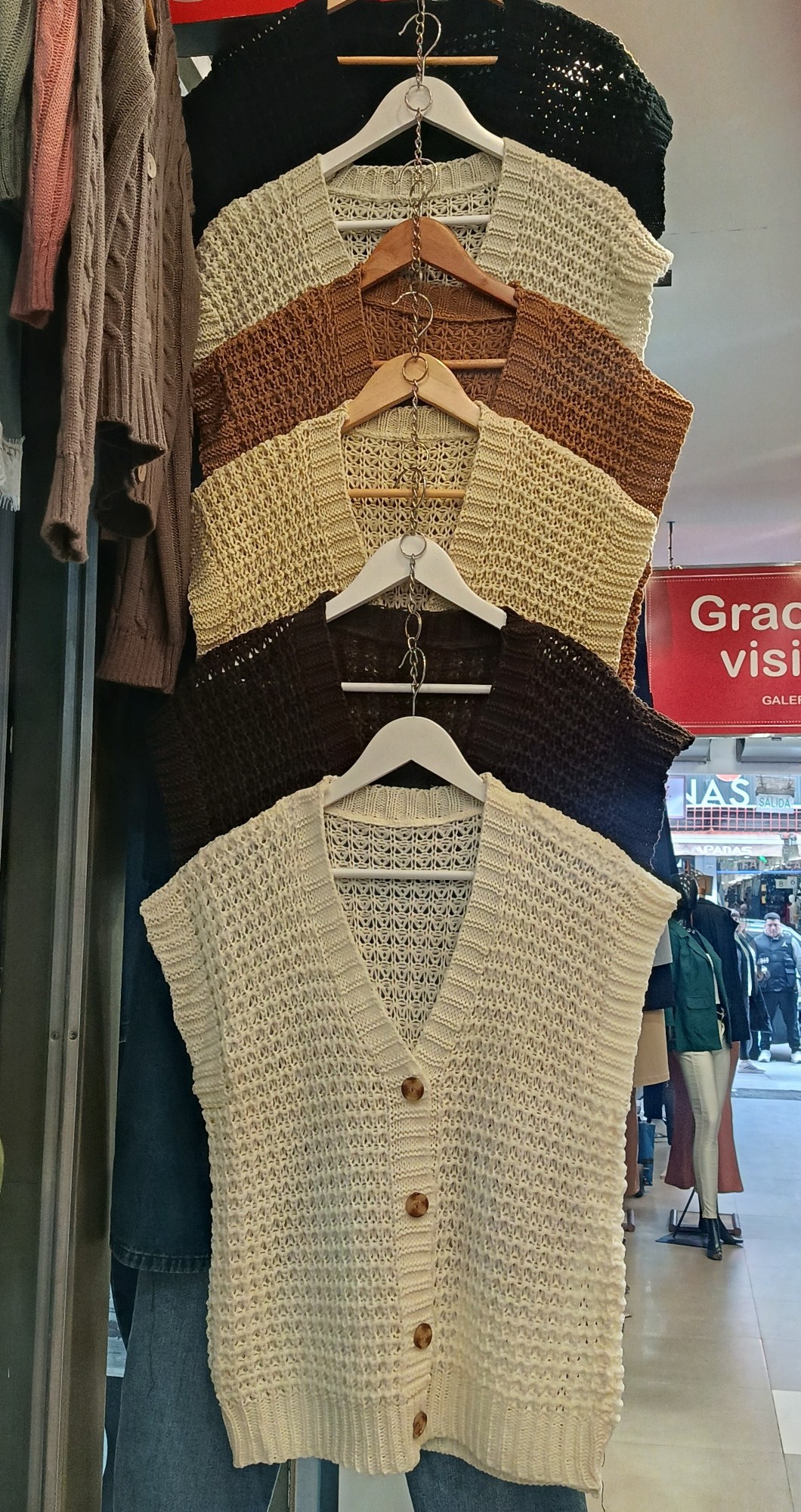 Chaleco de Lana Estilo Coreano - Imagen 2