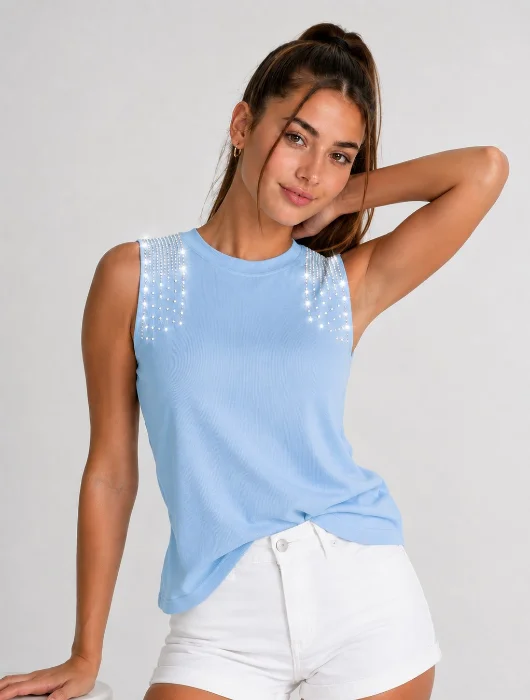 Musculosa con Strass