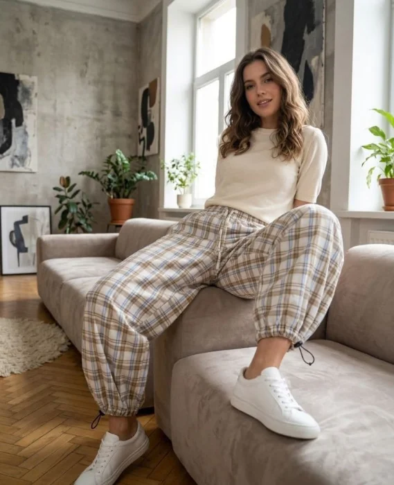 Pantalón Globo Poplin