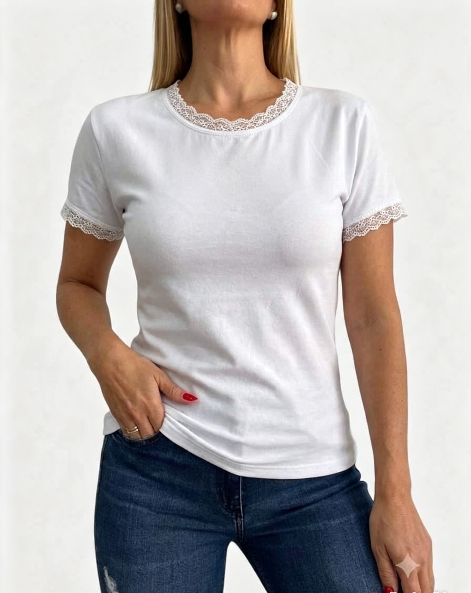 Remeras con Puntilla - Imagen 6