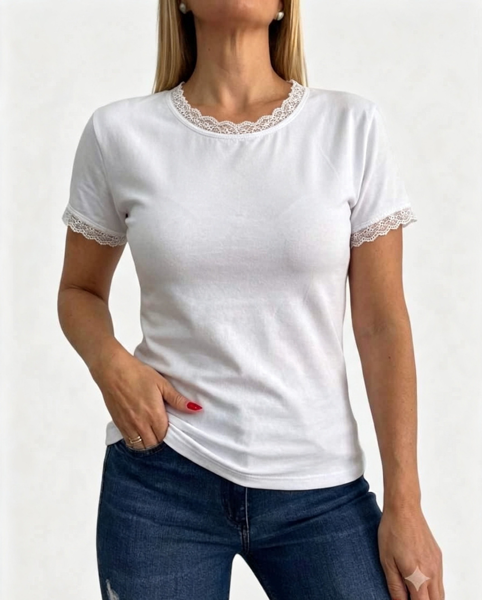 Remeras con Puntilla - Imagen 4