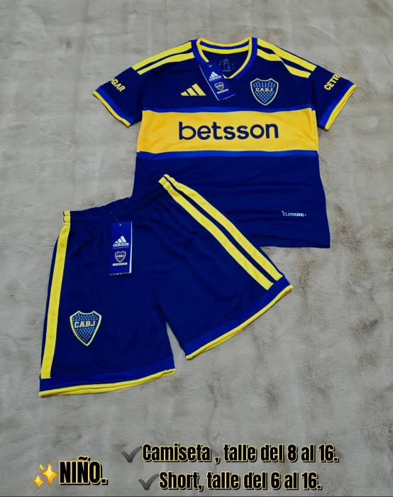 Conjunto Titular  Boca Junior,niño