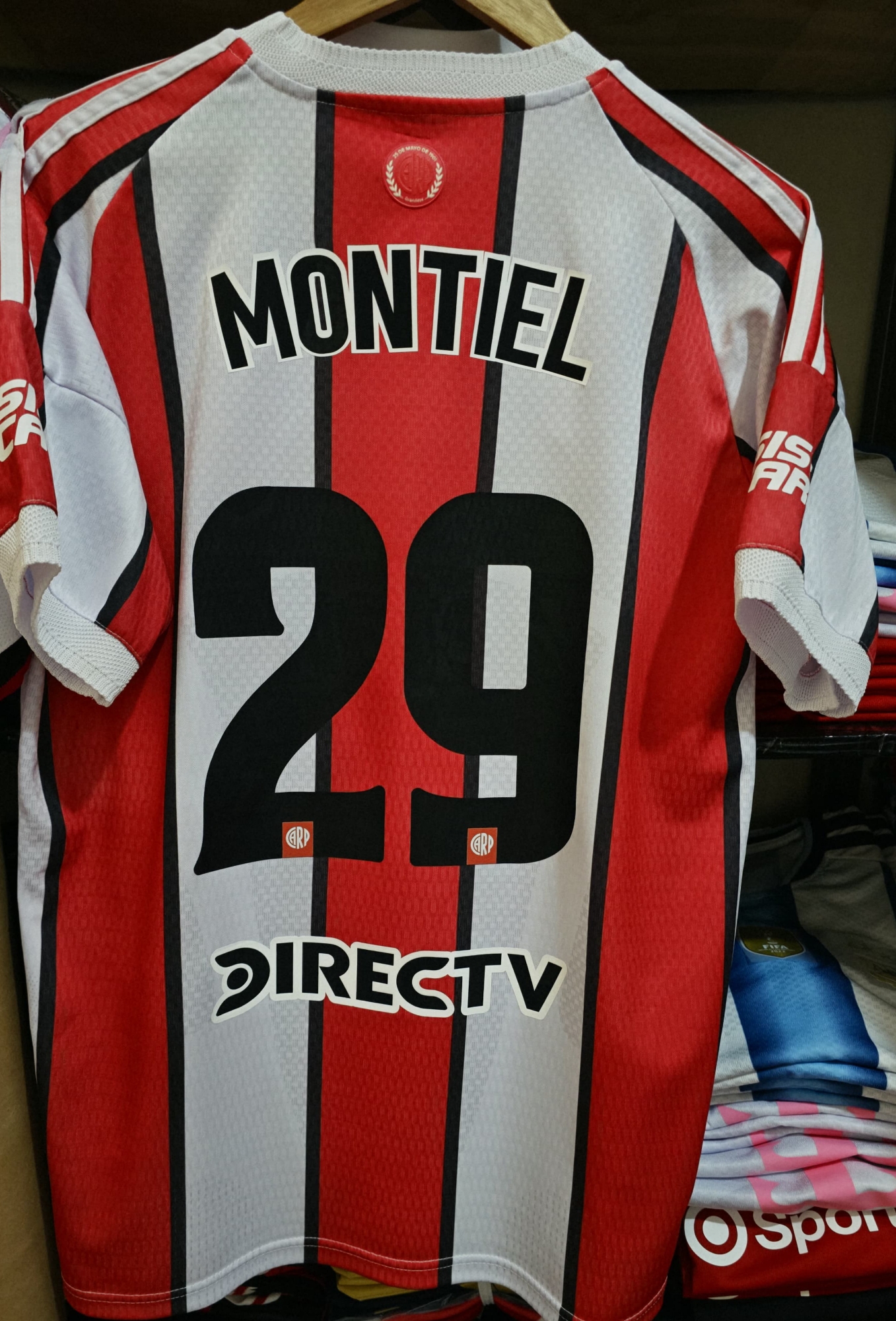 Camiseta Suplente River Plate con Dorsal - Imagen 3