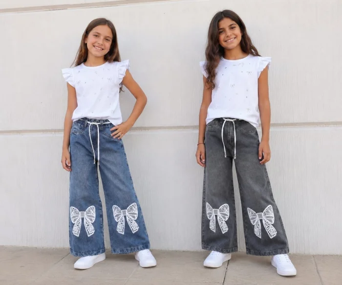 P/wide Leg Buns para Niña