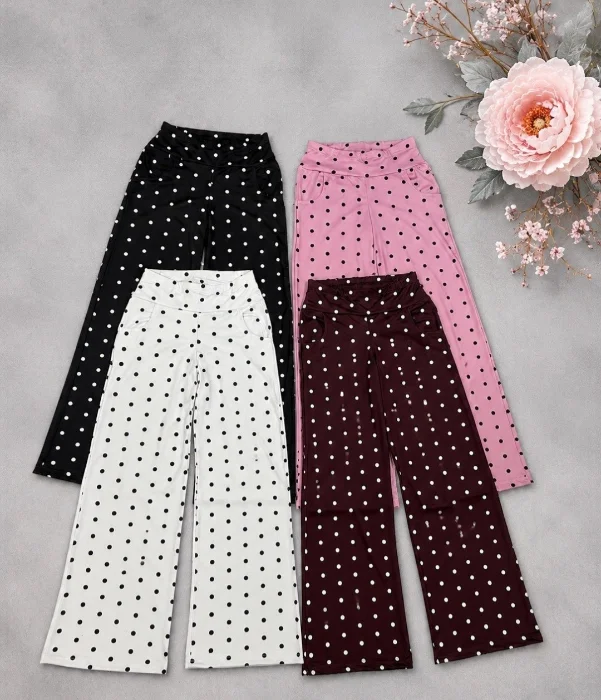 Pantalón  de Lunares Laicra Elastizado del 2 al 6 por Pedido
