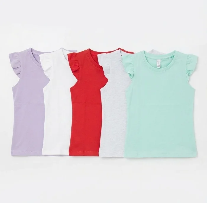 Remeras Algodón Jersey Peinado Niñas