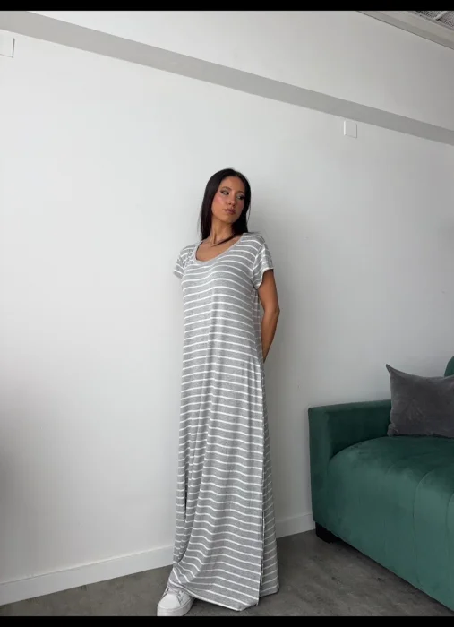 Maxi Vestido con Tajo