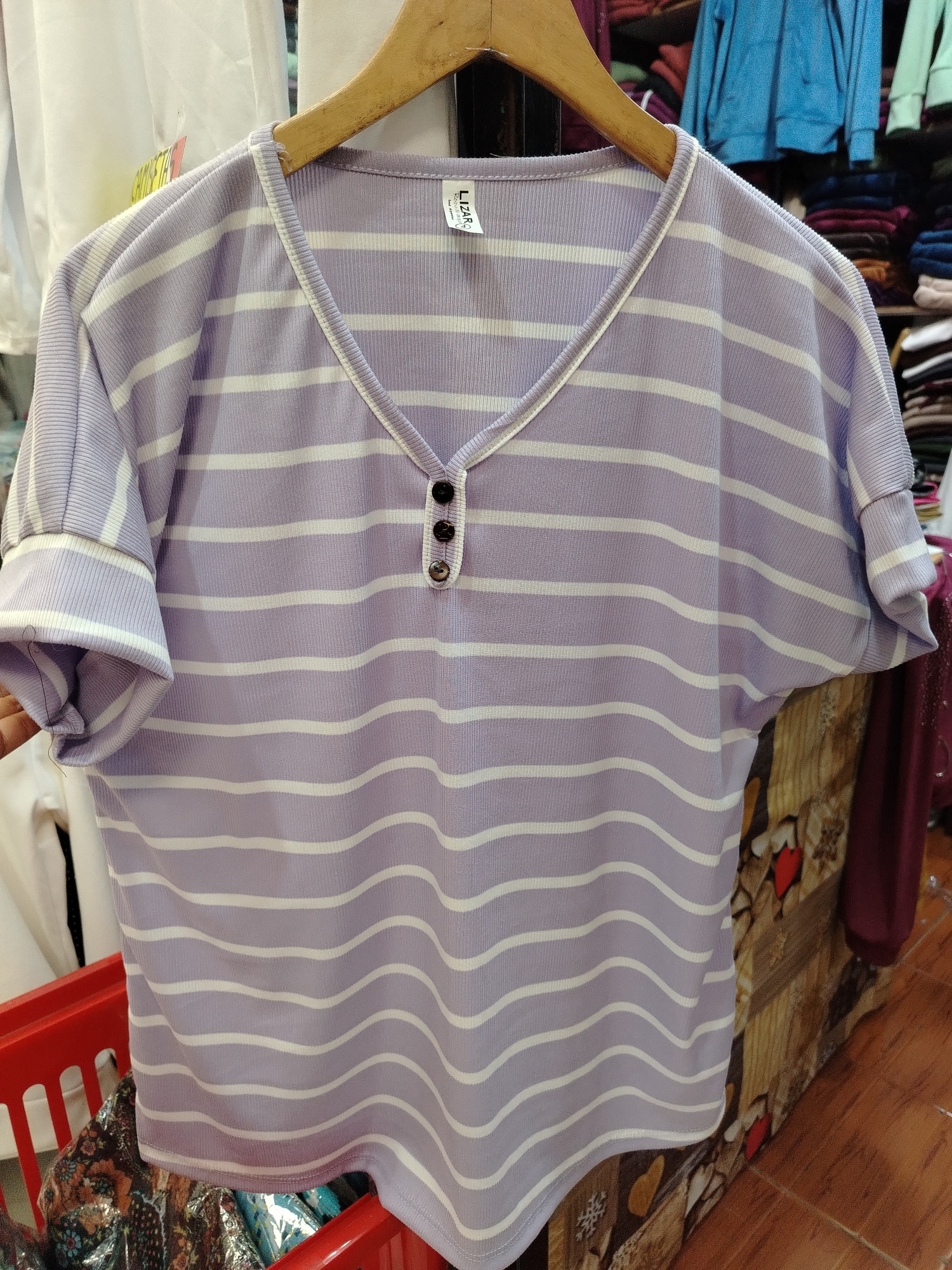 Remera Rayada 3 Botones - Imagen 3