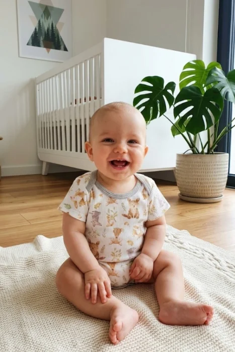 Bodis Unisex en Algodón Canalado Talle 1 al 5