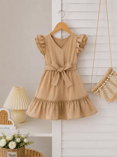 Vestido Volado Lazo