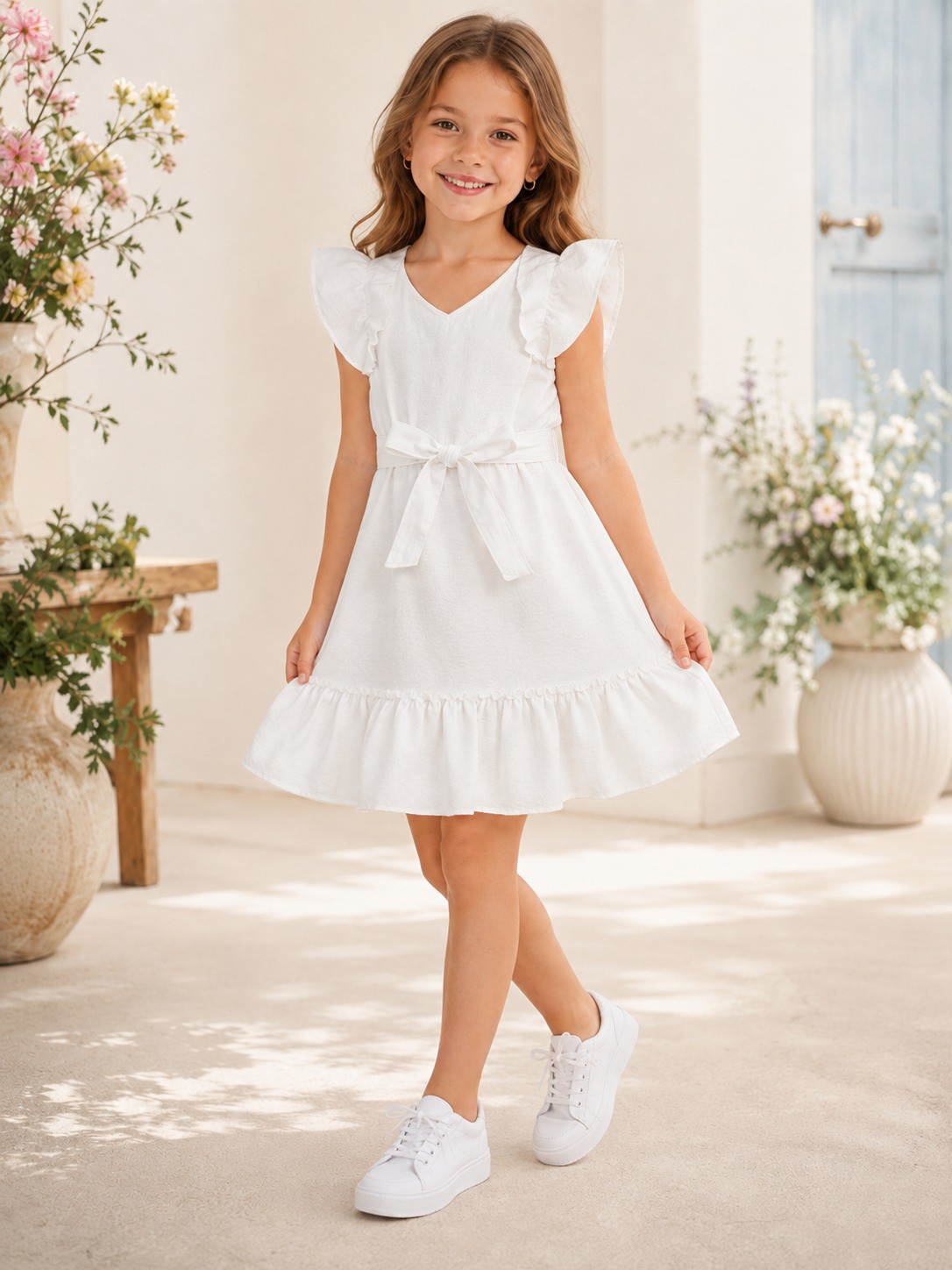 Vestido Volado Lazo - Imagen 3