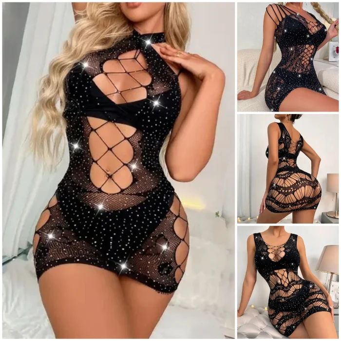 *(art:1473) Vestido Strass C/brillos*