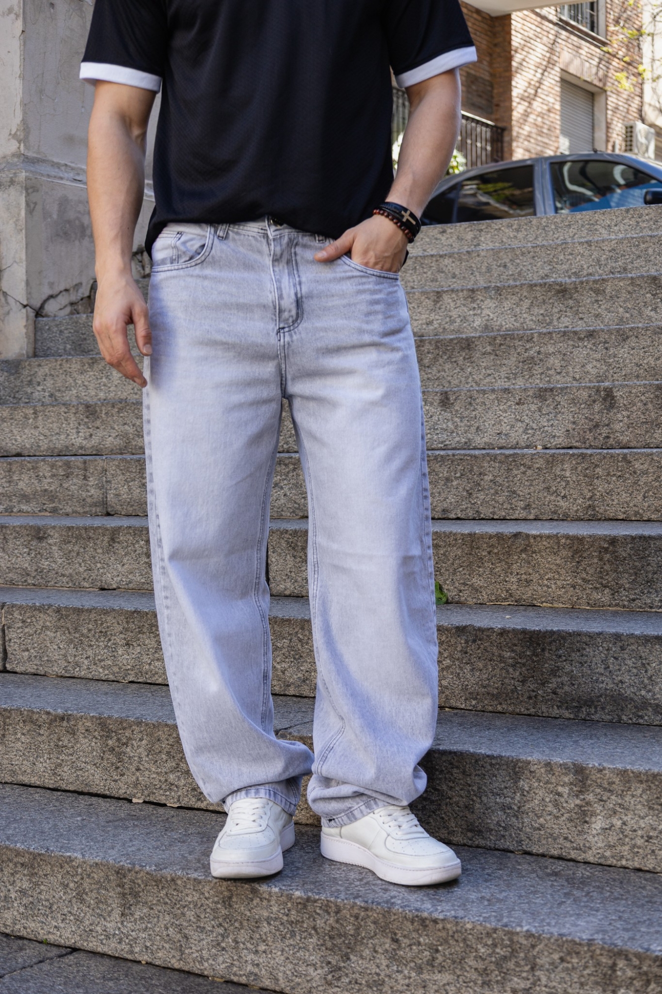 Baggy Gris Claro 002 - Imagen 2