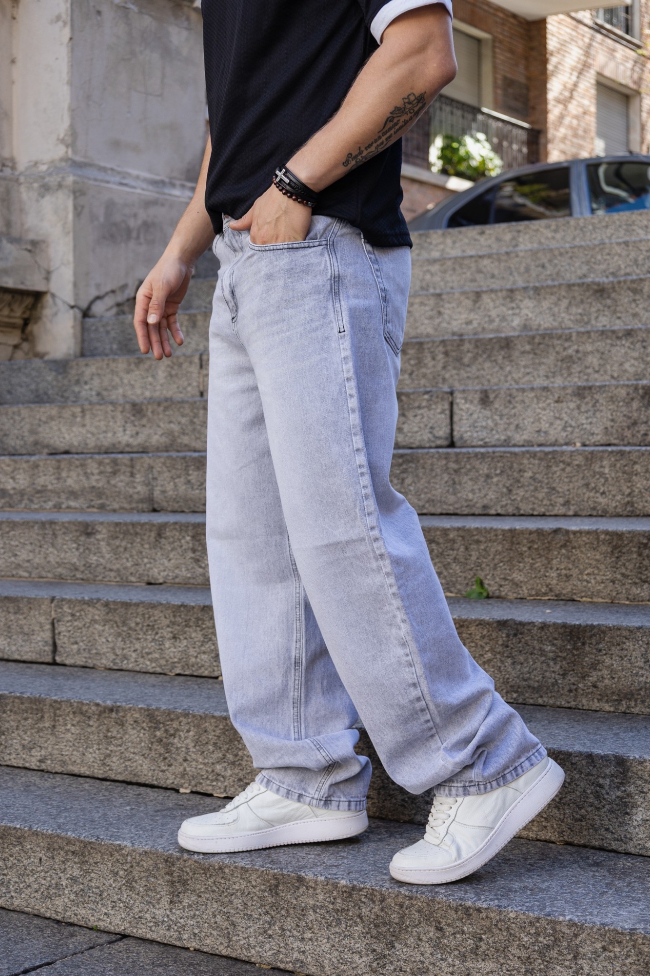 Baggy Gris Claro 002 - Imagen 3